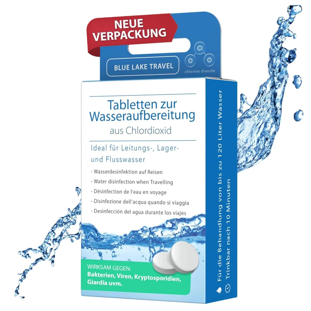 Wasseraufbereitung Trinkwasser (4x30 Tabletten)
