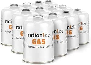 ration1 Gaskartuschen Schraubventil 12x 450g